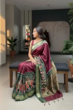 Dola Silk Patola Saree - Image 3